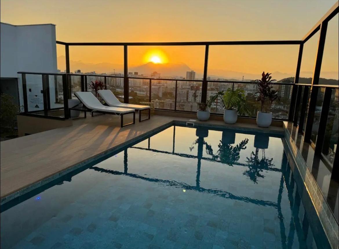 Apartamento Joinville Saguacu - Piscina Incrivel Exterior photo